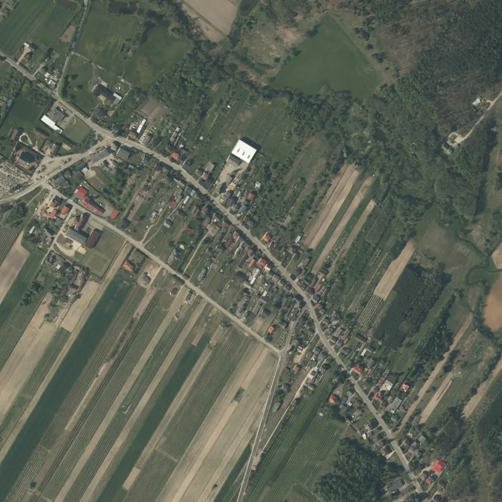 Zdjęcie lotnicze Dmosina
